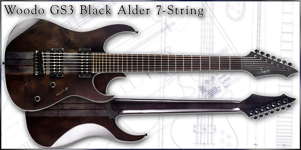 Woodo GS3 Black Alder 7-str